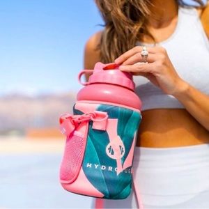 Limited Edition Tropical Palm Hydrojug & Sleeve ~ 73 oz with Straw